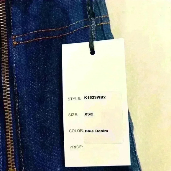 Unique Vintage 1950's retro high waisted double zipper capris XS-Size 2 - Picture 3 of 6